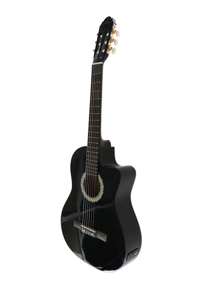 Almira Mg917ce-bk Elektro Klasik Gitar - Siyah Orta Seviye - Cut