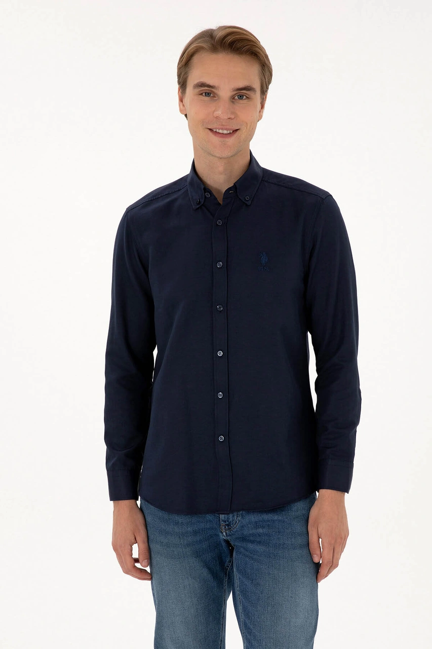 U.s. Polo Assn. Gox025k Lacivert Erkek Gömlek 2225582 Lacivert