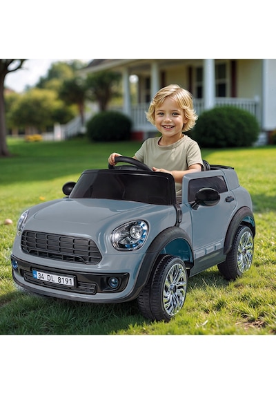 DOLU RIDE-ON 12 VOLT UZAKTAN KUMANDALI GRİ