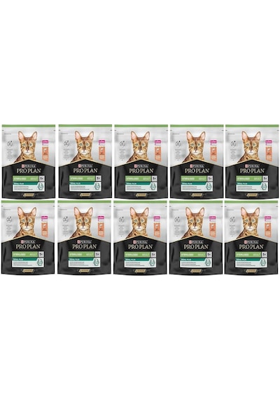 Purina Pro Plan Kısırlaştırılmış Somonlu Yetişkin Kedi Maması 10 x 400 G