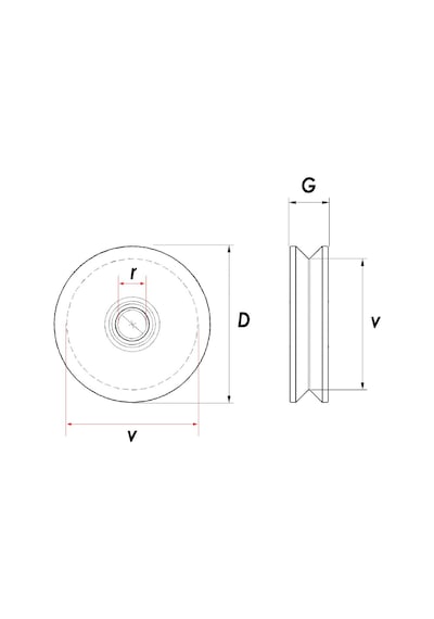 Rm060 Tablasız Kepsiz Ray Makarası 60 Mm