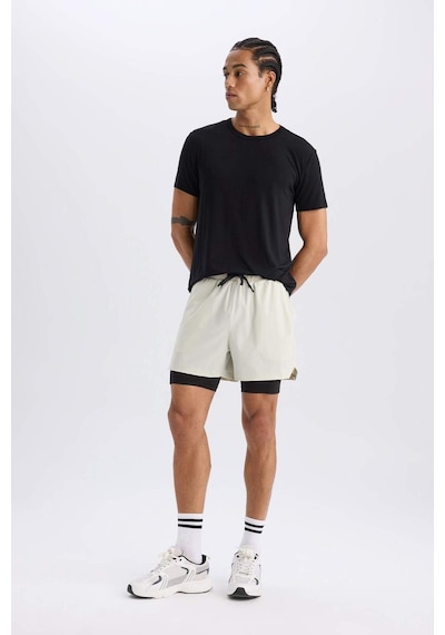 DeFactoFit Slim Fit Dar Kesim Sporcu Taytlı Şort E2759AX25SMBG810