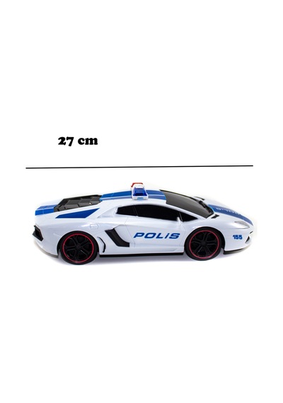 1:16 Uzaktan Kumandalı Polis Arabası Lamborghini Aventador Sarjlı