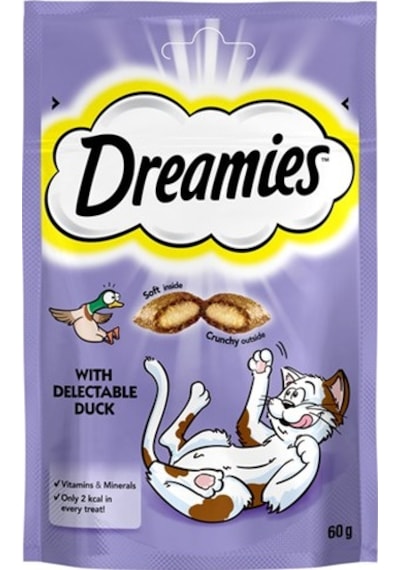 Dreamies Ördekli Kedi Ödül Bisküvisi 60 G
