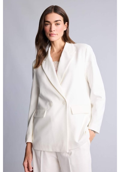 Defacto Oversıze Ceket Yaka Blazer Ceket E7732ax26spwt84 Beyaz-wt84