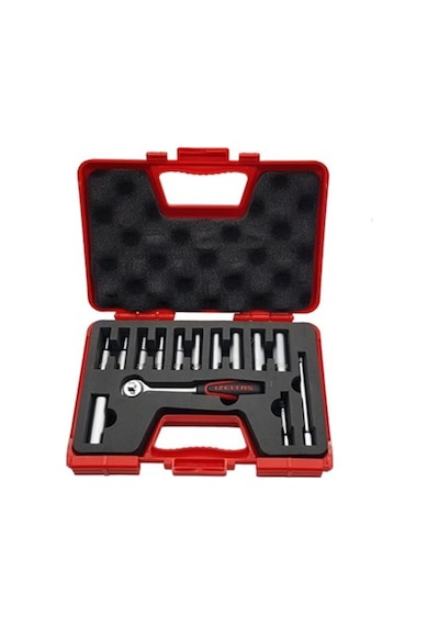 İzeltaş 1/4" Derin Lokma Anahtar Takımı 14 Parça