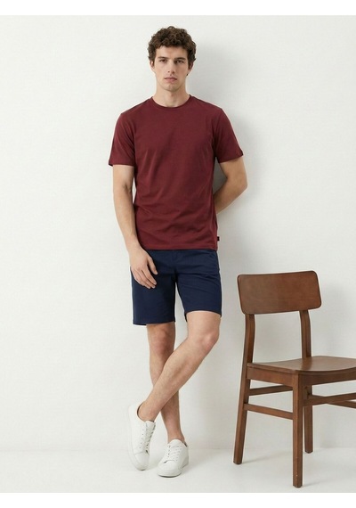 Regular Fit Erkek Tshirt K.kol Red Wine