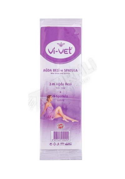 2 Adet Vi-vet Ağda Bezi 2 Mt + Spatula