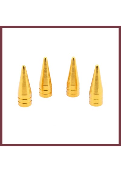 Storeşahin Alüminyum Sivri Sibop Kapağı Altın Sarı 4'lü 32mm Shn0720