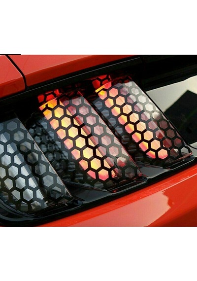 Tüm Arabalar Yaratıcı Petek Detaylı Sticker Etiket