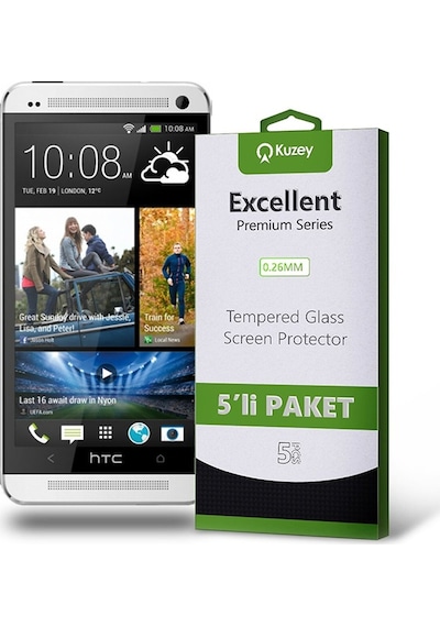 Htc One M7 Ekran Koruyucu Cam 5 Adet (534060793) 20 Tl Fark Ile Apple  Uyumlu iPhone Hızlı Şarj Kablosu