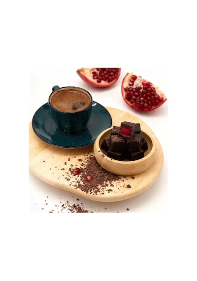 Nar Aromalı Çikolata Kaplı Küp Lokum - 750 Gr
