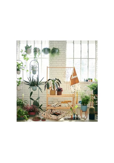 Ikea Daksjus Toprak Saksı, Sarı-kahverengi, 2'li Set Diğer