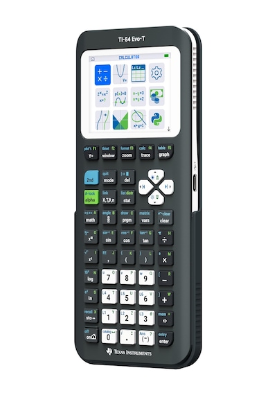 Texas Instruments Tı-84 Evo-t Grafik Hesap Makinesi, Python Desteği, Şarj Edilebilir, Usb-c, Test Modu 124-Pembe