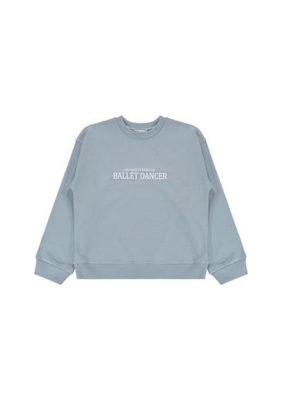 Civil Girls Ballet Dancer Baskılı 10-13 Yaş Sweatshirt - Mavi
