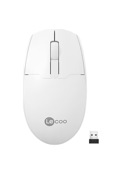 Lecoo Ws204 Beyaz Kablosuz Mouse