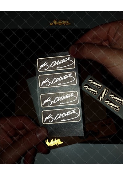 Rfhlm228 Reflektif Kemal Ataturk Imza Seti - 9 Lu Set