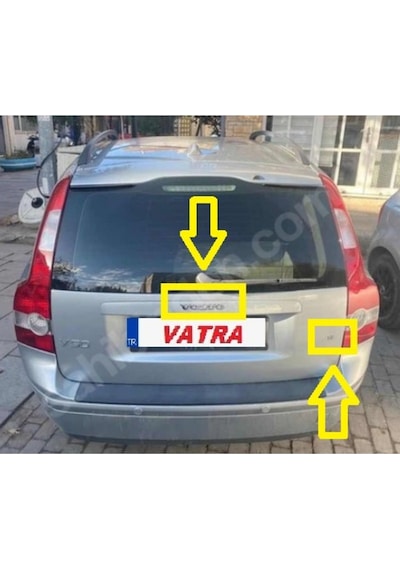 V50 1.6 R-desing 2011 Uyumlu Volvo Ve 1.6 Bagaj Yazısı Seti