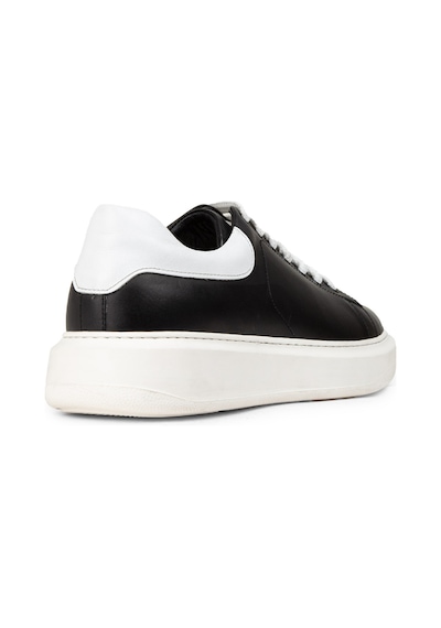 Deery Erkek Hakiki Deri Siyah Sneaker Ayakkabı - 01990msyhp02 Siyah