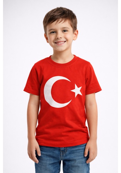 Uğur Bebe Mco Marka Kırmızı Türk Bayraklı Kısa Kollu Çocuk Tişört %100 Pamuk Rahat Kalıp Kırmızı Kırmızı Uğur Bebe Mco Marka Kırmızı Türk Bayraklı Kısa Kollu Çocuk Tişört %100 Pamuk Rahat Kalıp Kırmızı Kırmızı