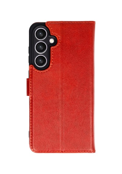 Samsung Galaxy Uyumlu A27 5g Kılıf Deri Deluxe Cüzdanlı Kapaklı Case Kırmızı