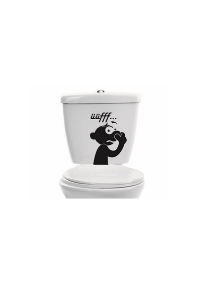 Üff Koku Klozet Rezervuar Sticker Yapıştırma Komik