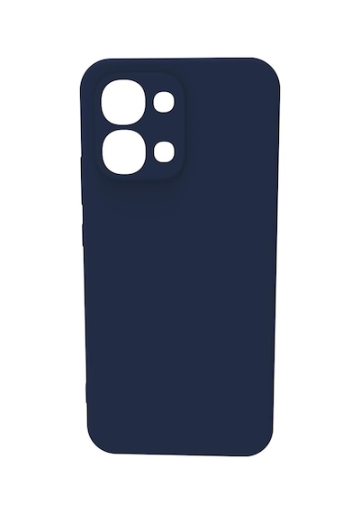 Oppo A6 Pro Kılıf Kamera Korumalı Silikon Rubber Arka Kapak Lacivert
