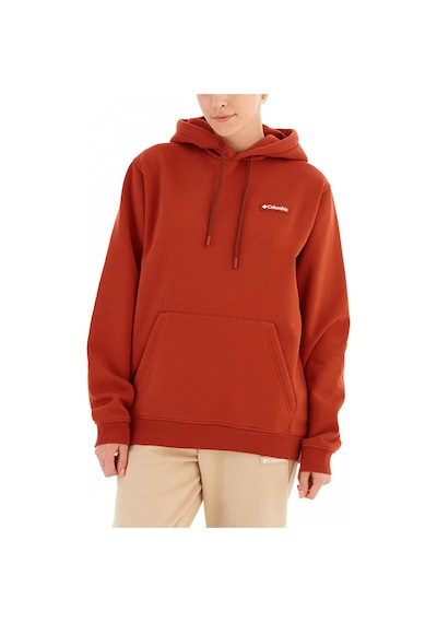 Columbia Csc U Marble Canyon Heavyweight Fleece Unisex Kapüşonlu Sweatshirt-5974 Kiremit