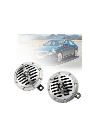 Hella Tip Tone Küçük Kafa Korna Seti 12 Volt Krom 2 Adet