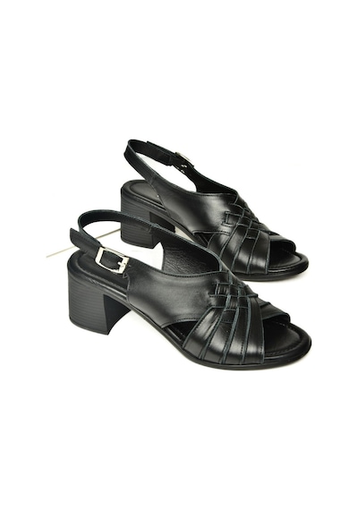 Fox Shoes P555453803 Siyah Hakiki Deri Kalın Topuklu Kadın Sandalet Siyah-hakiki Deri Siyah Fox Shoes P555453803 Siyah Hakiki Deri Kalın Topuklu Kadın Sandalet Siyah-hakiki Deri Siyah
