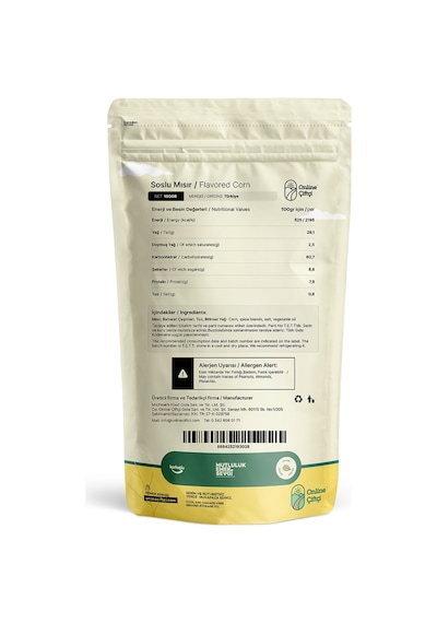 Online Çiftçi Baharatlı Soslu Mısır 100 G