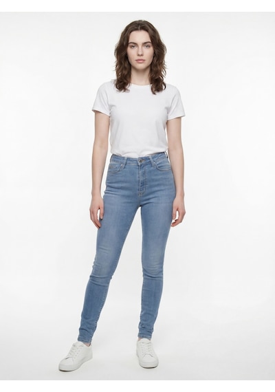 LOFT Natalie Slim Fit Kadın Pantolon Denim