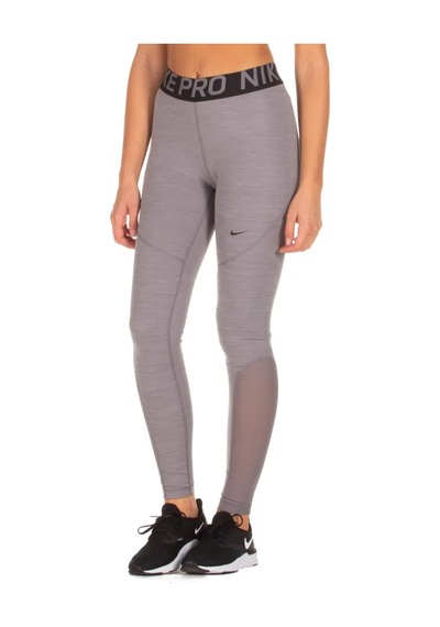 Pro Tayt 365 Dri-fit Training File Panelli Bel Toparlayıcı Kadın Spor Tayt Tight Gri