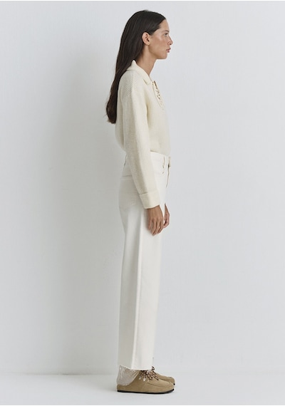 Mavi - Paloma Ekru Gabardin Pantolon 1010114-91330 Ekru