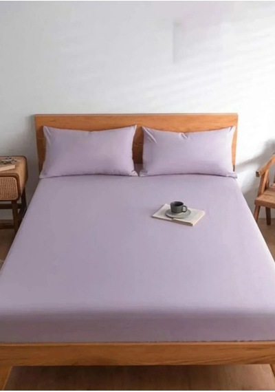 Tek Kişilik Yastıklı Çarşaf 100 200+30 Lila