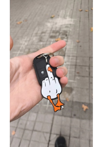 Duckyou Anahtarlık - Ördekli Anahtarlık - Komik Hediyeler