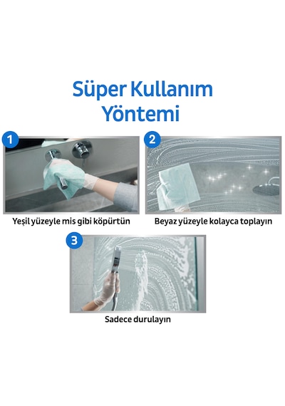 Sleepy Easy Clean Süper Kireç Sökücü Yüzey Temizlik Havlusu&Mendili 2x30 (60 Yaprak)