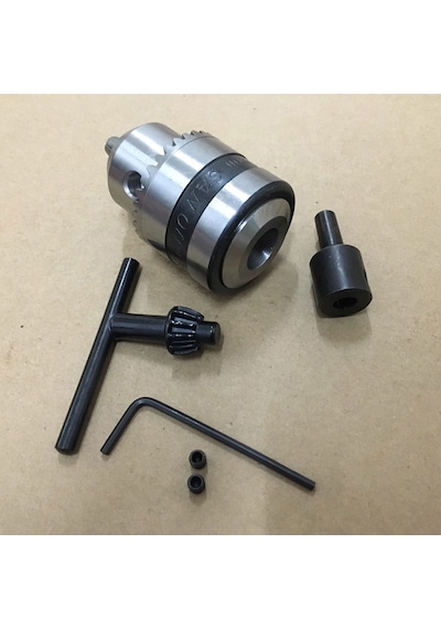 Motor için Küçük Anahtarlı Metal 6 MM Mandren 4 MM-8 MM Kaplinli Set