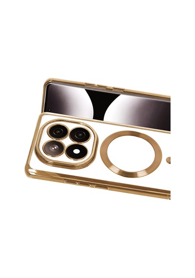 Newface - 100 - Xiaomi Redmi Note 15 Pro Plus 5g Kross Magneticsafe Kapak - Glblseme - - Gold