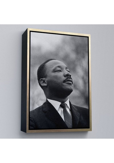 Çerçeveli Martin Luther King Dekoratif Kanvas Duvar Tablosu-6374