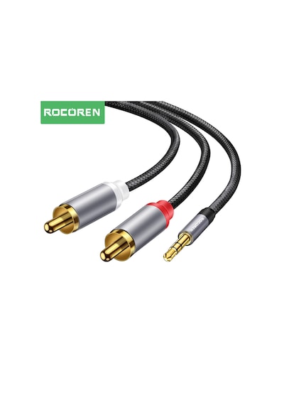 Rocoren 3.5mm Aux Jack To Rca Hi-fi Ses Kablosu 5 Metre