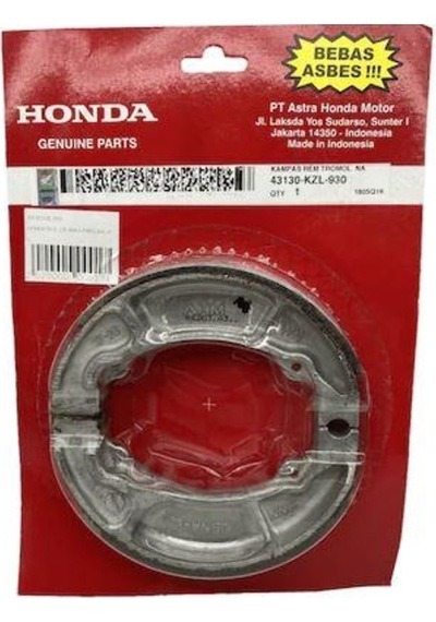 Honda Spacy110 Fizy125 CBF150 PCX ACE CB125-E Arka Fren Balatası