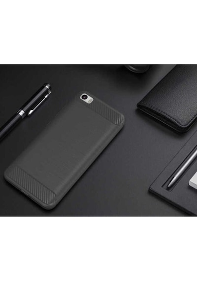 Xiaomi Mi 5 Kılıf Zore Room Silikon Kapak Gri