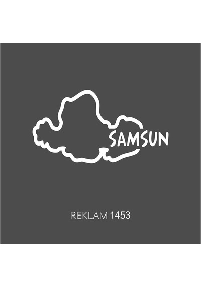 Samsun İl Sınırı Oto Özel Yeni Sticker Oto Özel Yeni Sticker 14 7 Cm
