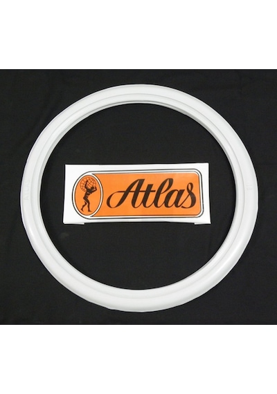 Motosiklet 18'' Kalın Beyaz Yanak Atlas