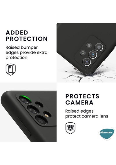 Microsonic Matte Silicone Samsung Uyumlu Galaxy A23 Kılıf