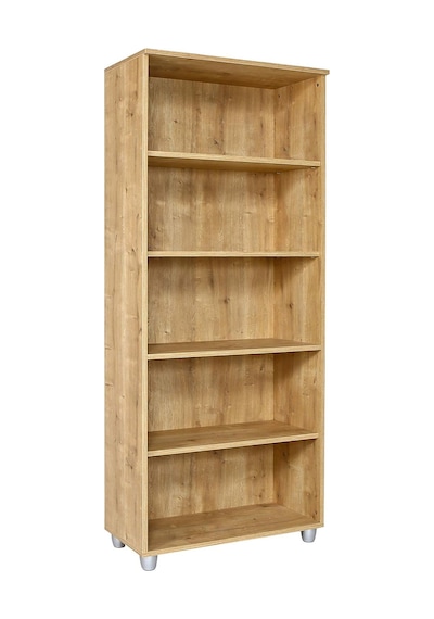 Kitaplık, Dosya Dolabı, Malzeme Rafı 190x80x40 Cm Safir Meşe Safir Meşe
