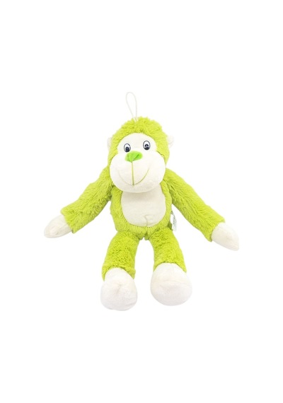 Peluş Maymun 40 Cm - Yumuşak Peluş - G5501 - Yeşil