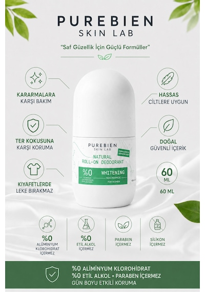 2 Li Set %100 Doğal Kastil Sıvı Sabun - Bergamot & Limon Kokulu Doğal Kadın Roll On Deodorant Koltuk Altı Kararmalarına Karşı Bakım, Ter Kokusu Önleyici, Alkolsüz, Vegan, Leke Bırakmaz 50 Ml