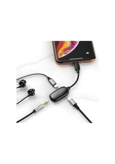 Lightning Çoklayıcı / 2x Lightning çıkışı ve 1x 3.5 mm stereo